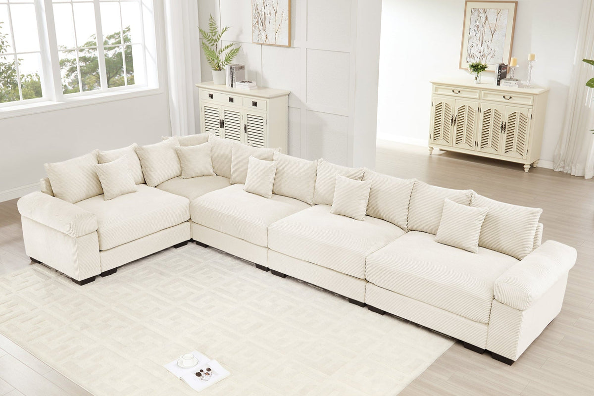 DESEO 233&quot; Sectional Sofa