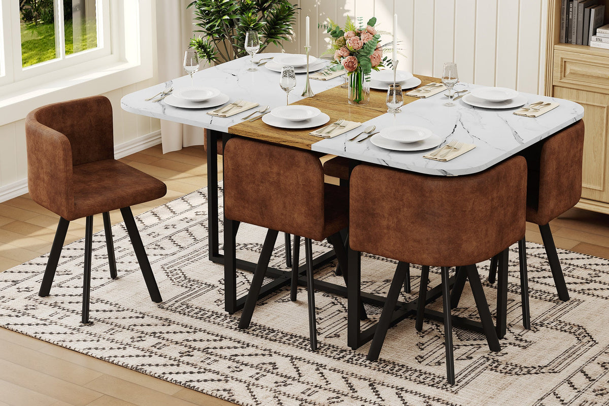 YORZEN 7 Pieces Dining Set
