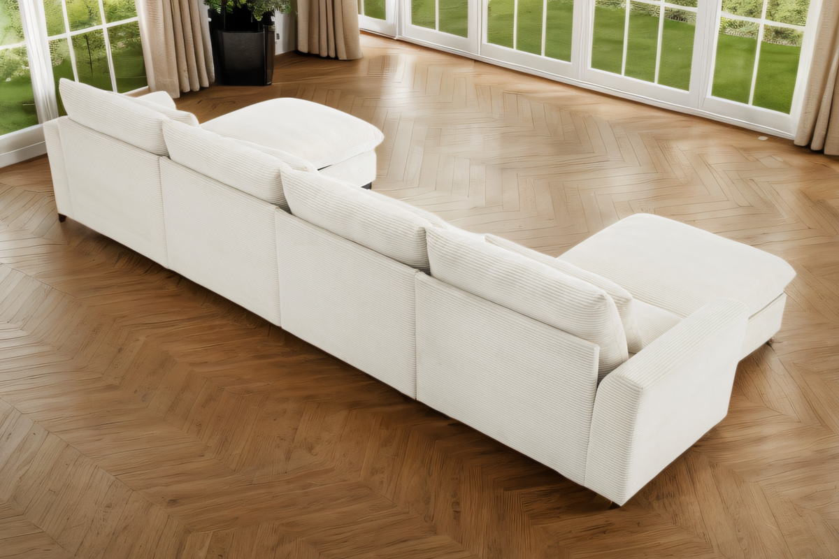 HARMONY 122&quot; 3 Seater Sofa with 1 ottomans